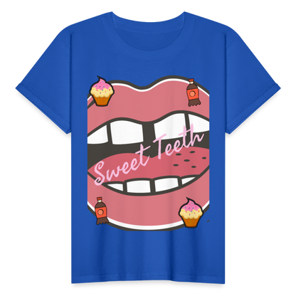 Sweet Teeth Youth T-Shirt - royal blue