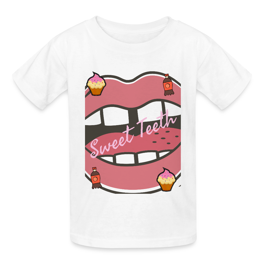 Sweet Teeth Youth T-Shirt - white