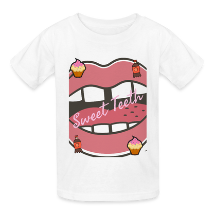 Sweet Teeth Youth T-Shirt - white