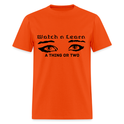 Watch n Learn T-shirt - orange
