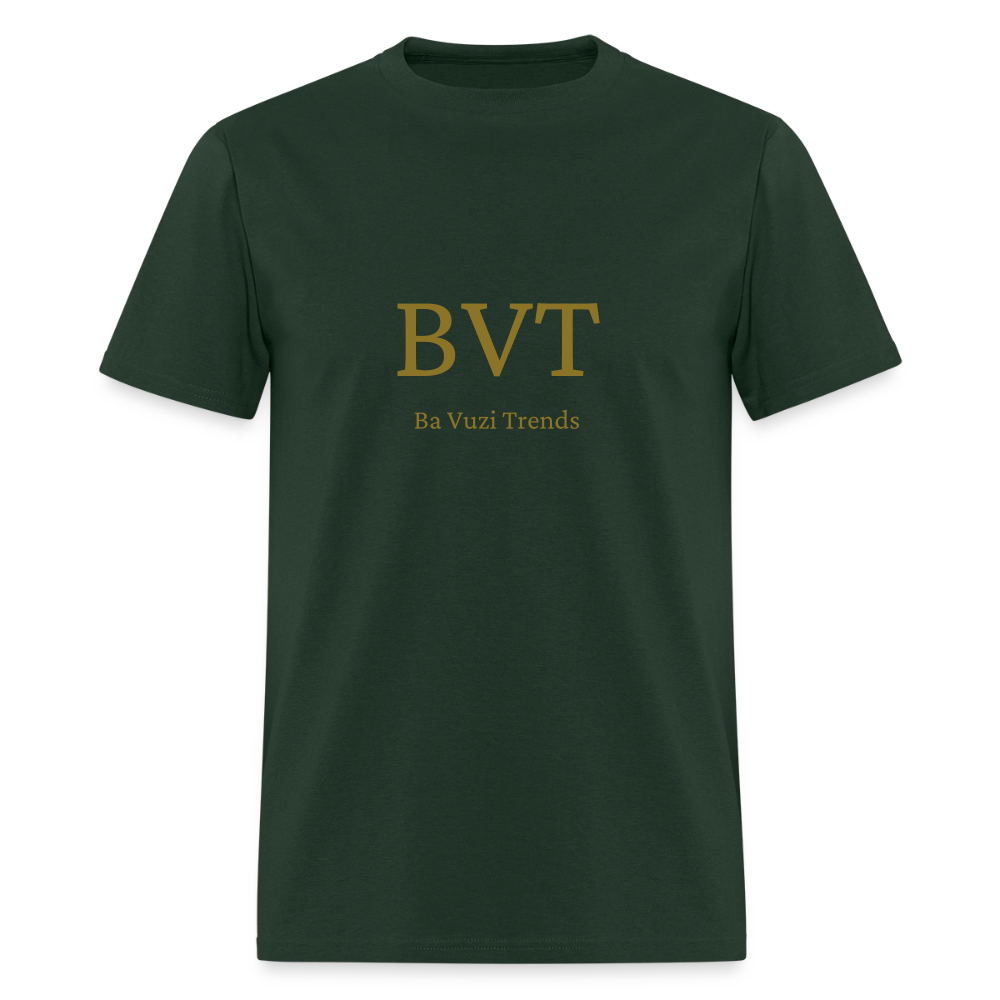 BVT Gold Metallic Unisex Tshirt - forest green