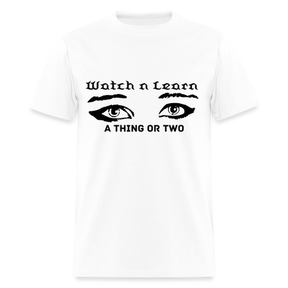 Watch n Learn T-shirt - white
