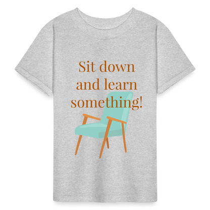 Sit Down Youth T-Shirt - heather gray