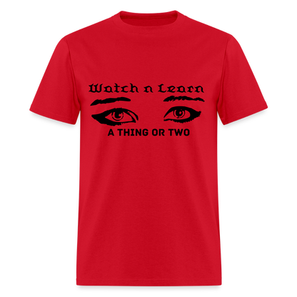 Watch n Learn T-shirt - red