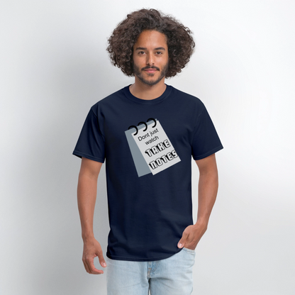 Take Notes T-shirt - navy
