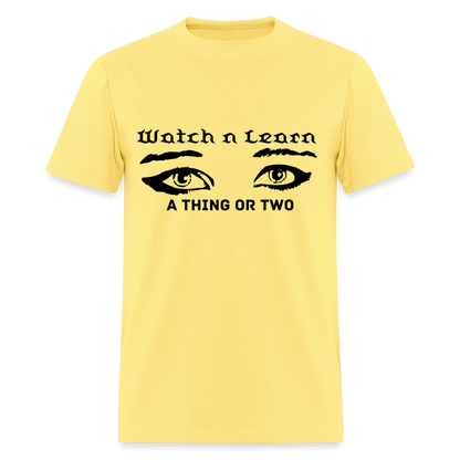 Watch n Learn T-shirt - cornsilk