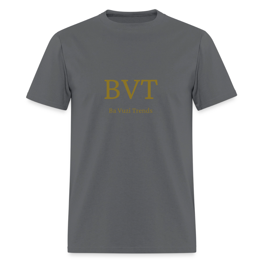 BVT Gold Metallic Unisex Tshirt - charcoal