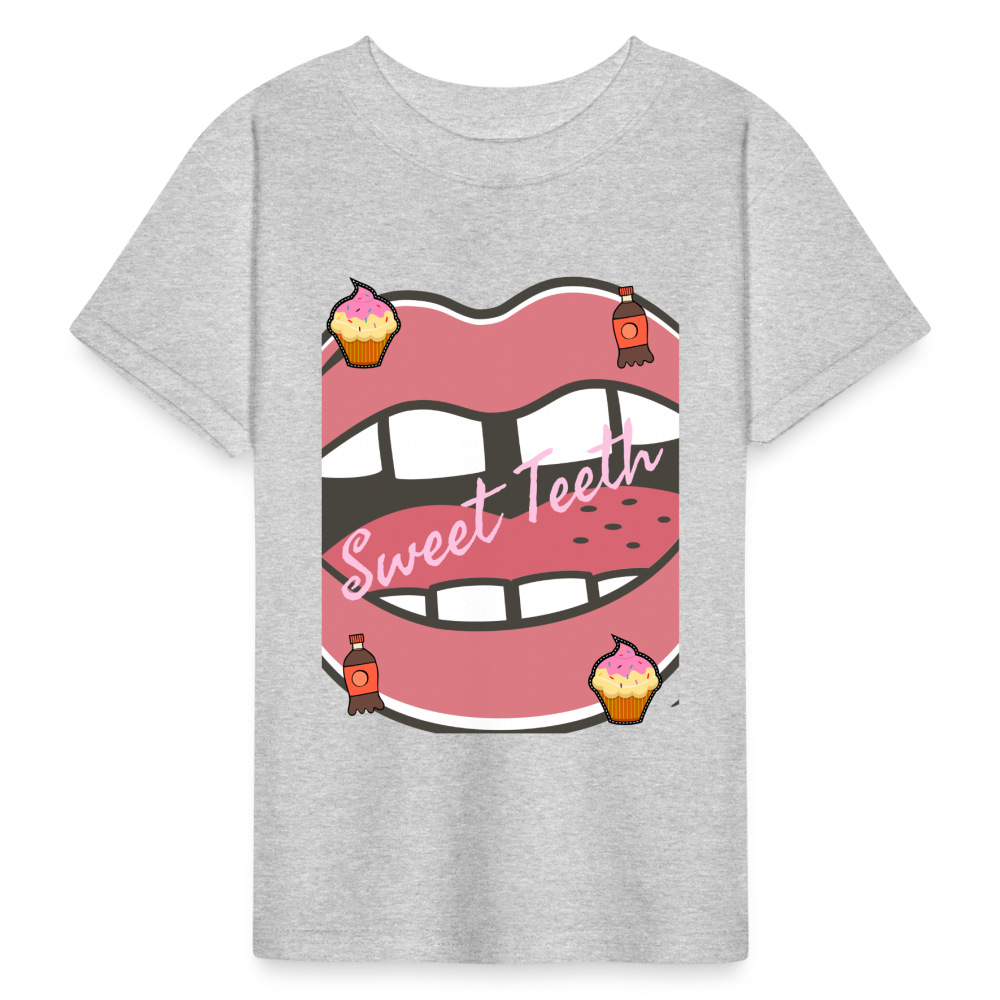 Sweet Teeth Youth T-Shirt - heather gray