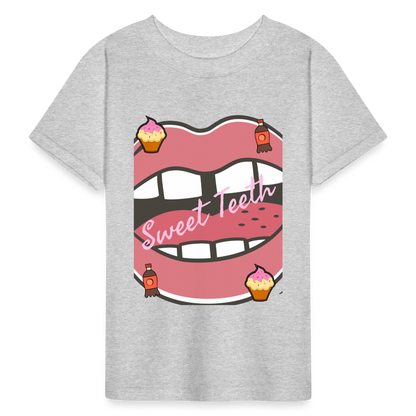 Sweet Teeth Youth T-Shirt - heather gray