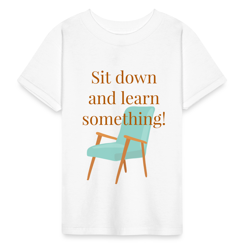 Sit Down Youth T-Shirt - white
