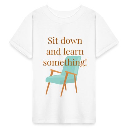 Sit Down Youth T-Shirt - white
