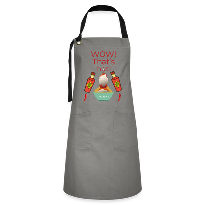 That's Hot Artisan Apron - gray/black