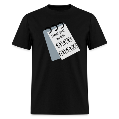 Take Notes T-shirt - black