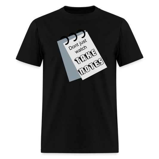 Take Notes T-shirt - black
