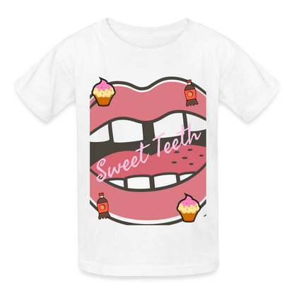 Sweet Teeth Youth T-Shirt - white