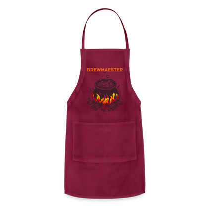 Brewmaester Adjustable Apron - burgundy