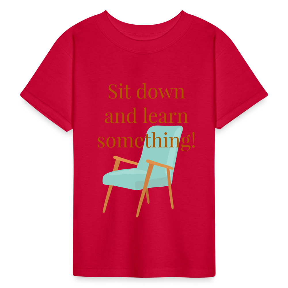 Sit Down Youth T-Shirt - red