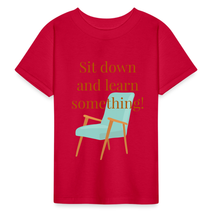 Sit Down Youth T-Shirt - red