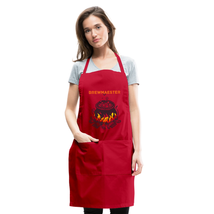 Brewmaester Adjustable Apron - red