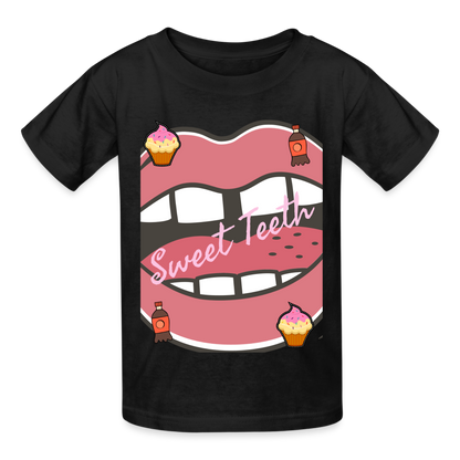 Sweet Teeth Youth T-Shirt - black
