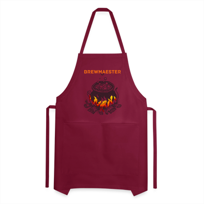 Brewmaester Adjustable Apron - burgundy