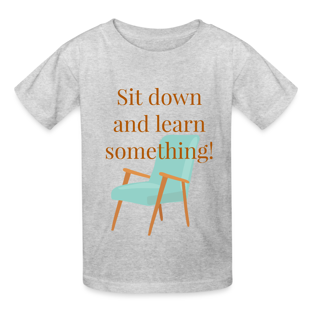 Sit Down Youth T-Shirt - heather gray