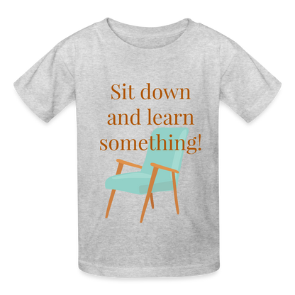 Sit Down Youth T-Shirt - heather gray