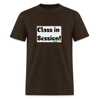 Class In Session T-shirt - brown
