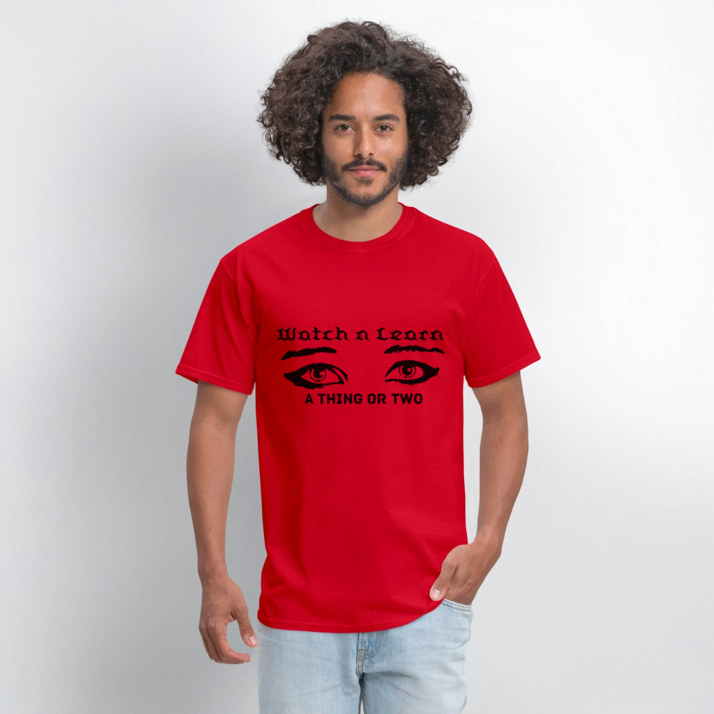 Watch n Learn T-shirt - red