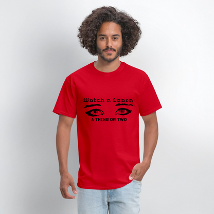 Watch n Learn T-shirt - red