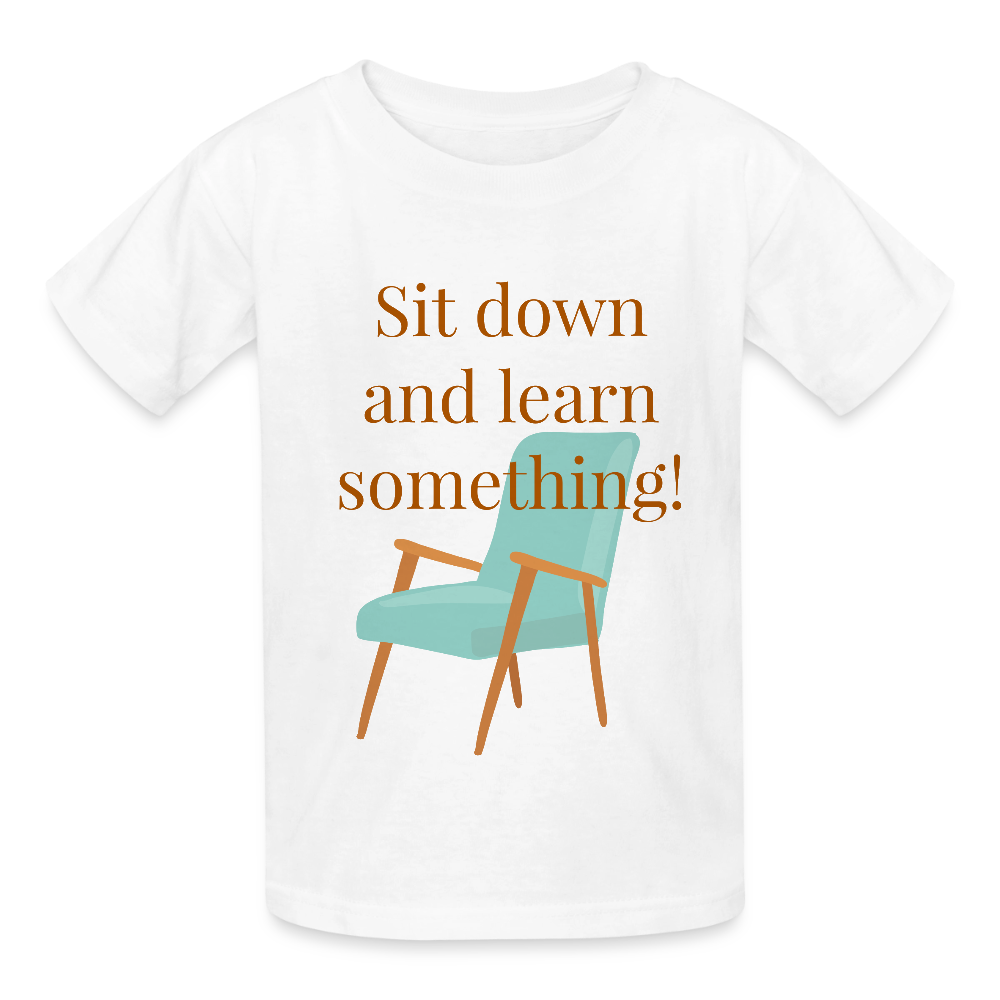 Sit Down Youth T-Shirt - white
