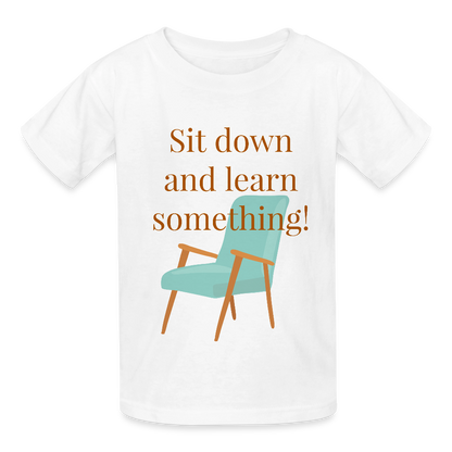 Sit Down Youth T-Shirt - white