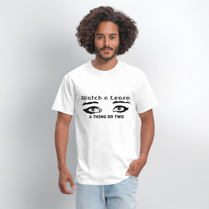 Watch n Learn T-shirt - white