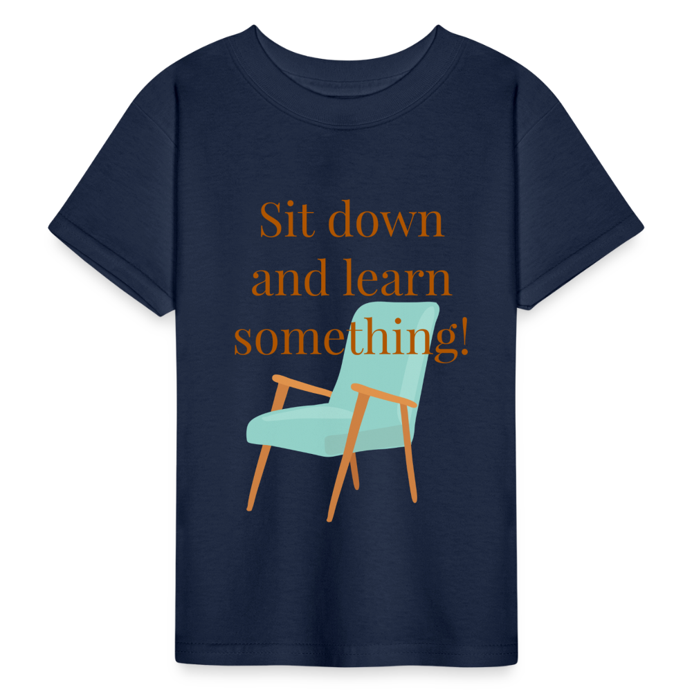 Sit Down Youth T-Shirt - navy