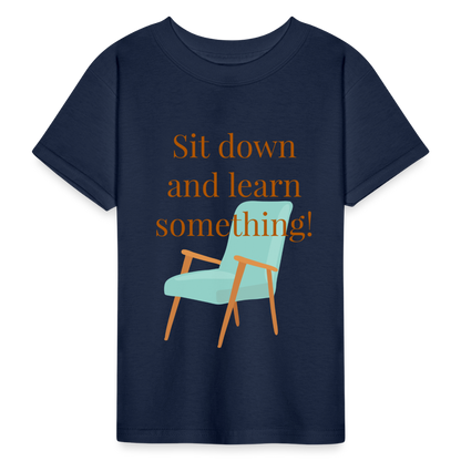 Sit Down Youth T-Shirt - navy