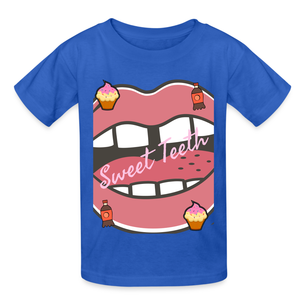 Sweet Teeth Youth T-Shirt - royal blue