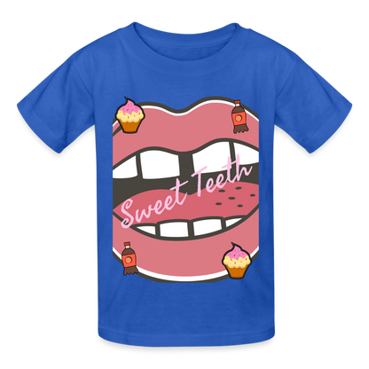 Sweet Teeth Youth T-Shirt - royal blue