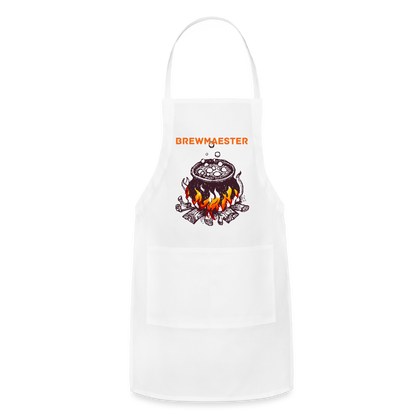 Brewmaester Adjustable Apron - white
