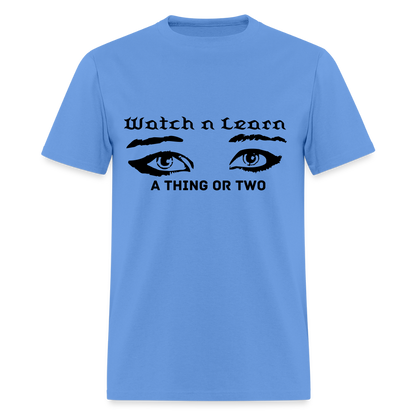 Watch n Learn T-shirt - carolina blue