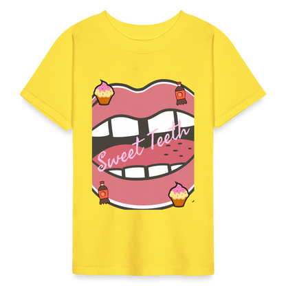 Sweet Teeth Youth T-Shirt - yellow