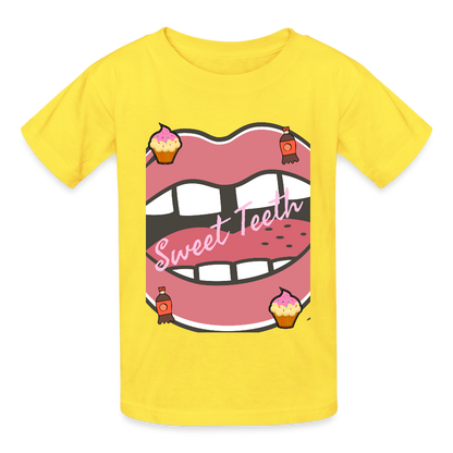 Sweet Teeth Youth T-Shirt - yellow