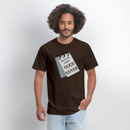 Take Notes T-shirt - brown