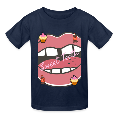 Sweet Teeth Youth T-Shirt - navy