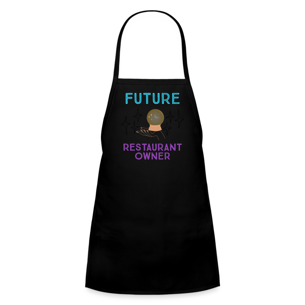 Future Owner Kids' Apron - black