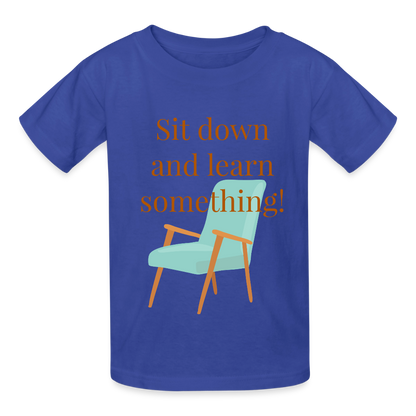 Sit Down Youth T-Shirt - royal blue