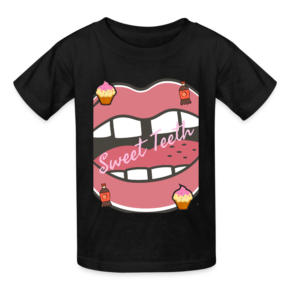 Sweet Teeth Youth T-Shirt - black