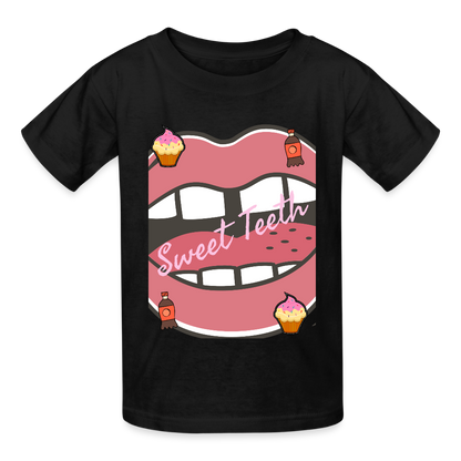 Sweet Teeth Youth T-Shirt - black