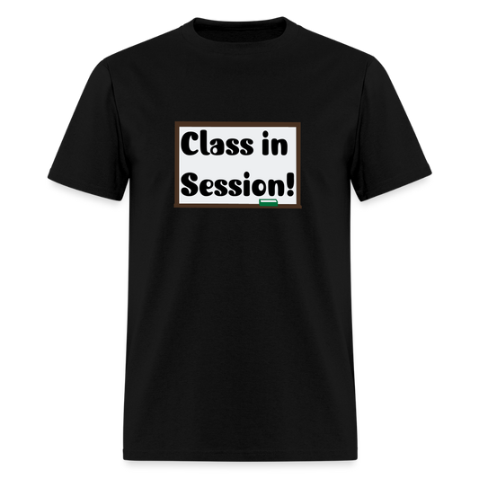 Class In Session T-shirt - black