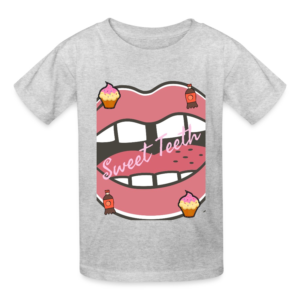 Sweet Teeth Youth T-Shirt - heather gray