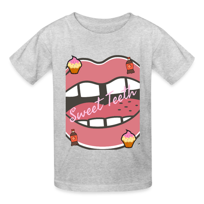 Sweet Teeth Youth T-Shirt - heather gray